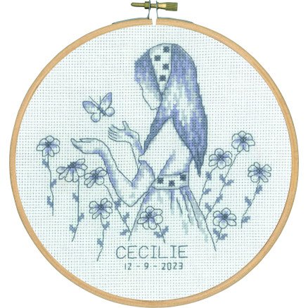 Permin Broderisett Cecilie Ø18cm