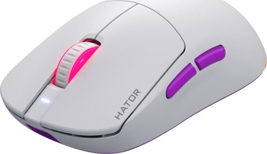 Hator Quasar 3 Trådløs Gamingmus 30000 DPI Hvit