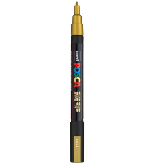 Posca Posca Marker PC-3M Fine Gold Posca Posca Marker PC-3M Fine Gold
