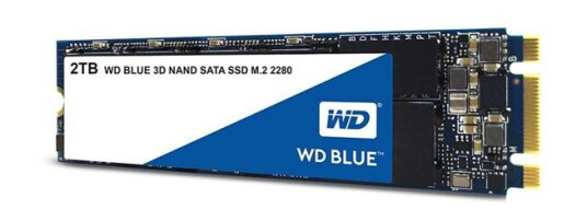 WD Blue 3D NAND SSD M.2 2280 2TB WD Blue 3D NAND SSD M.2 2280 2TB