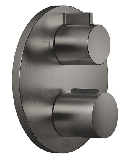 Dornbracht Termostat, med 2 utløp For innbygging, Dark Platina Matt Dornbracht Termostat, med 2 utløp For innbygging, Dark Platina Matt
