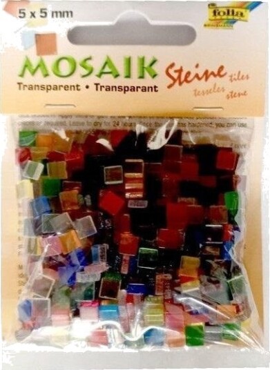 Gjennomsiktige Steiner 5X5 Mm 700 Stk.