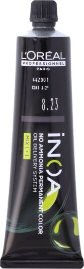 Loreal Professionnel iNOA No Ammonia Permanent Color 8.23 Light Blonde Pearl/Gold Loreal Professionnel iNOA No Ammonia Permanent Color 8.23 Light Blonde Pearl/Gold