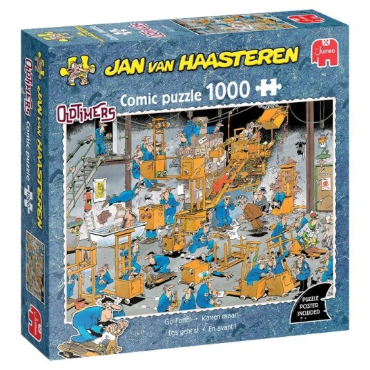 Jan van Haasteren Oldtimers Puslespill 1000 brikker Jan van Haasteren Oldtimers Puslespill 1000 brikker