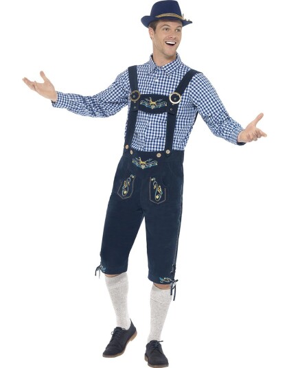 Smiffys Traditional Rutger Bavarian Deluxe Karnevalskostyme Large