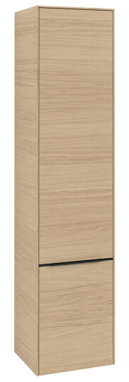 VILLEROY & BOCH SUBWAY 3.0 HØYSKAP 40X171 VENSTRE 2 DØRER NORDIC OAK HÅNDTAK I VOLCANO BLACK VILLEROY & BOCH SUBWAY 3.0 HØYSKAP 40X171 VENSTRE 2 DØRER NORDIC OAK HÅNDTAK I VOLCANO BLACK