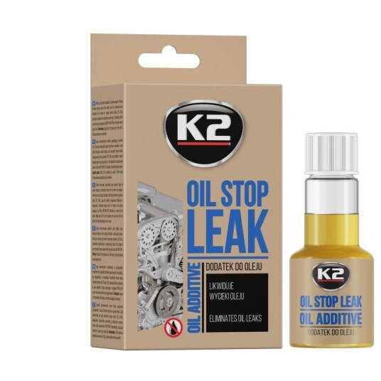 Tilsetning motorolje K2 Stop Leak Oil 50ml