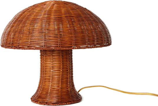 HKliving Rattan bordlampe Natural