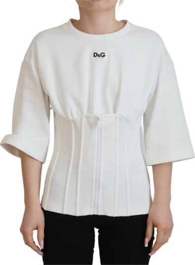 Dolce & Gabbana Dame Topper Hvit L,