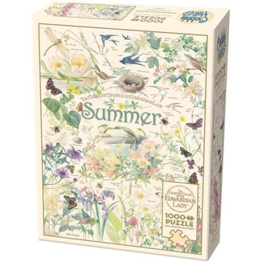 Cobble Hill Puslespil 1000 Brikker Country Diary: Sommer