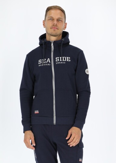 Seaside Nautical Xprnc Zip Hood Navy L Hoodies