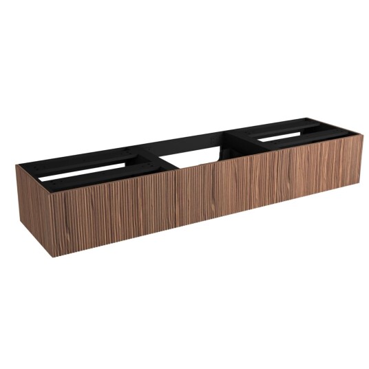 Vikingbad MIE Demi Bølge Servantskap 180 3x60X46x29cm Valnøtt / 180cm Dobbel