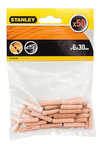 Stanley treplugger runde 10x40 mm pakke a 30 stk