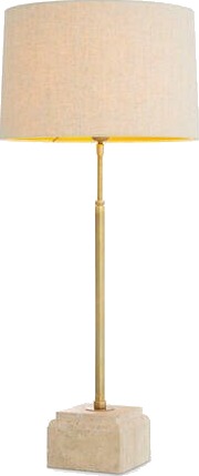 Rialta bordlampe messing