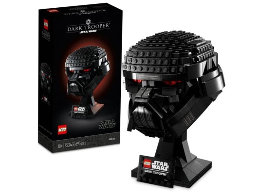 Lego Star Wars Dark Trooper-hjelm 75343 Lego Star Wars Dark Trooper-hjelm 75343