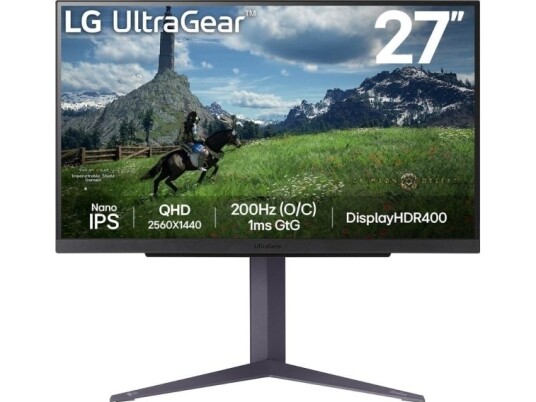 LG Ultragear 27GS85QX-B 27" PC-skjerm 2560x1440 QHD IPS 200Hz LG Ultragear 27GS85QX-B 27" PC-skjerm 2560x1440 QHD IPS 200Hz