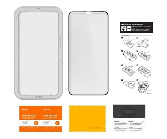 Spigen AlignMaster Herdet Glass Skjermbeskytter for iPhone 11 Pro Max