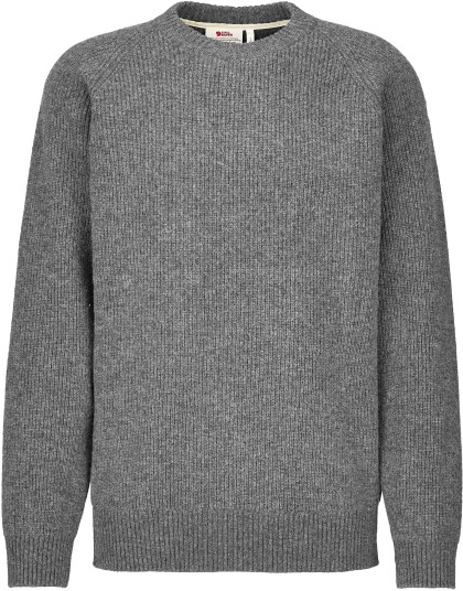 Fjellreven Övik Rib Sweater M Grey Male