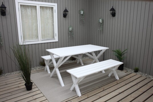 Hagemøbelsett Country 150cm