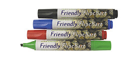 Flipoverpenn FRIENDLY rund 4/pk