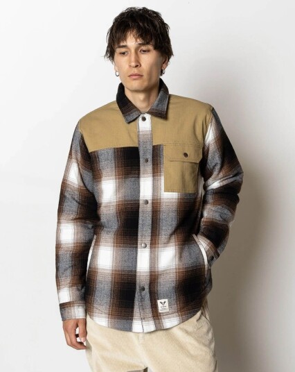 Fat Moose Adam Overshirt-skjorte Brun