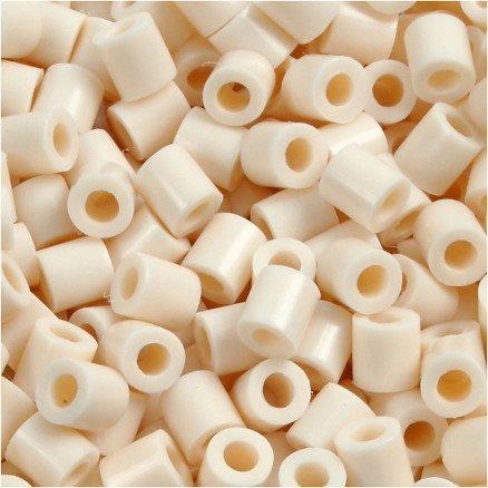 Diverse Rørperler Str 5X5 Mm Hullstr 2.5 Mm Medium Lys Beige 32251 1100 Stk 1 Pk 
