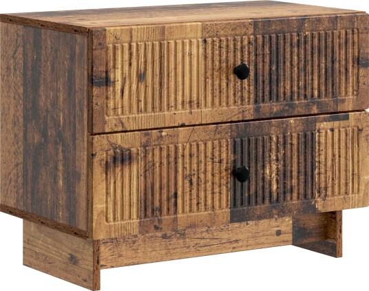  Nattbordskap Gammelt tre 62 x 34,5 x 47,5 cm Konstruert tre
