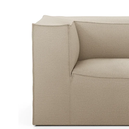 Ferm Living Catena Sofa Armrest Left S400   Rich Linen   Natural
