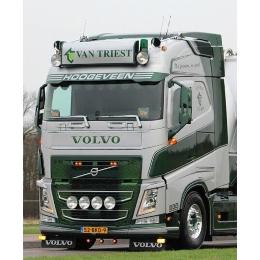 Fox Parts solskjerm Volvo FH4/FH5 + FM5 Custom 28,5cm Velg Type: Ingen lyshull