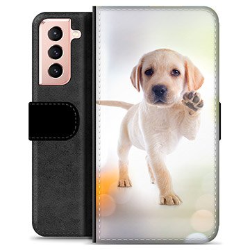 Samsung Galaxy S21 5G Premium Lommebok-deksel Hund