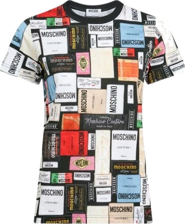 Moschino Dame Topper Flerfarget XS,