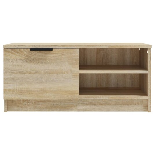 vidaXL TV-benker 2 stk sonoma eik 80x35x36,5 cm konstruert tre
