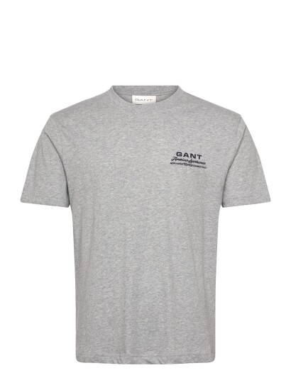 GANT Small Graphic Ss Tshirt Grey L GANT Small Graphic Ss Tshirt Grey L