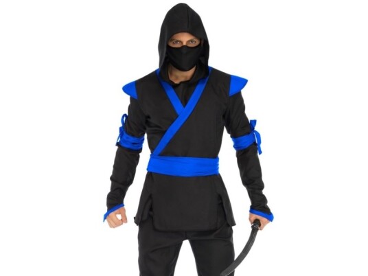 Ninja Assassin Kostume, Blå