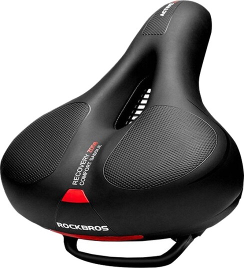 Rockbros AQ-6090R Sykkelsete - Svart/R??d