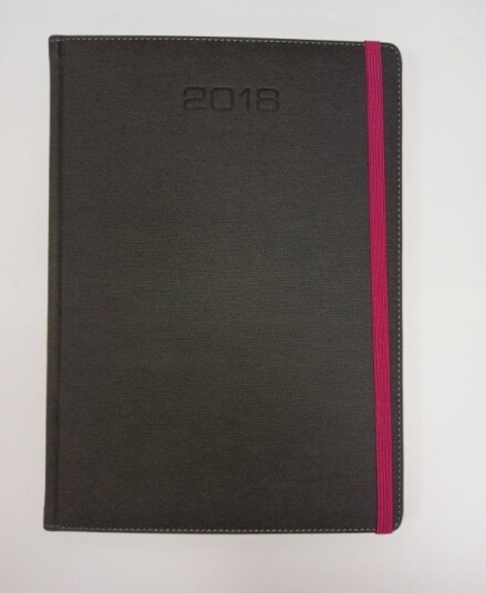 Kalender/Planlegger 2018 Ambassador A4 Svart |