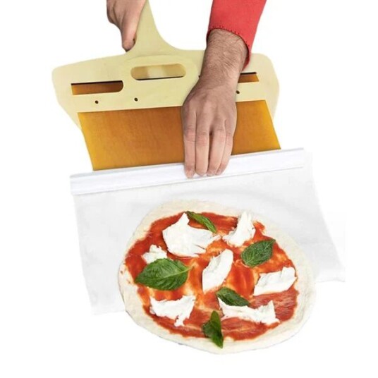Pizzaspade med non-stick pizzaoverføring 60x45cm Pizzaspade med non-stick pizzaoverføring 60x45cm