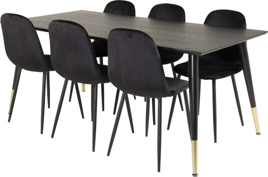 Venture Home Spisegruppe Venture Home Dipp med 6 Polar Stoler GR19209