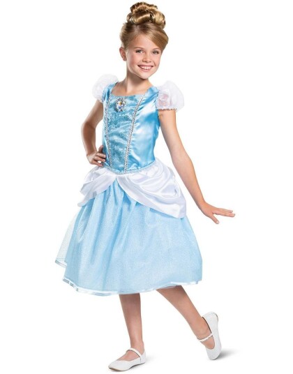 Cinderella/Askepott Lisensiert Kostyme til Barn 7 8 ÅR Cinderella/Askepott Lisensiert Kostyme til Barn 7 8 ÅR
