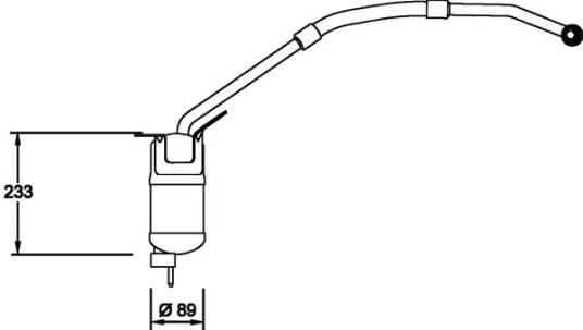 MAHLE AD 273 000P Tørker, klimaanlegg