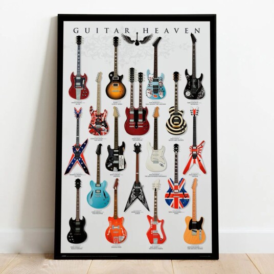 Guitar Heaven Plakat - 91,5 x 61 cm Guitar Heaven Plakat - 91,5 x 61 cm