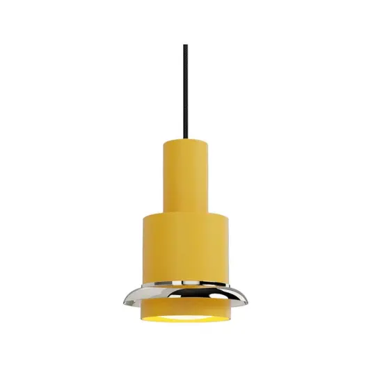 Chaumont Pendel Ø19xH28 Yellow/Nickel DCW Chaumont Pendel Ø19xH28 Yellow/Nickel DCW