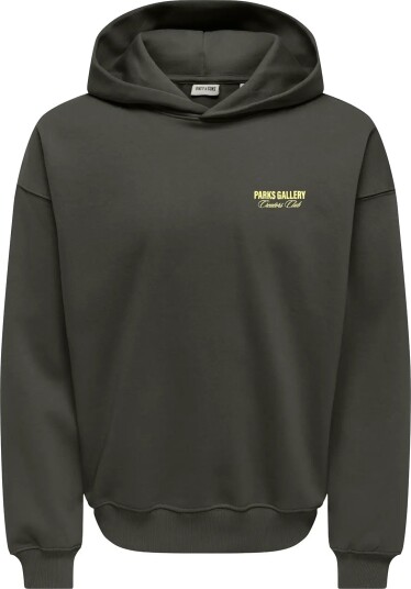 ONLY & SONS Onsparks Gallery Rlx Sweat Hoodie Noos Grey S