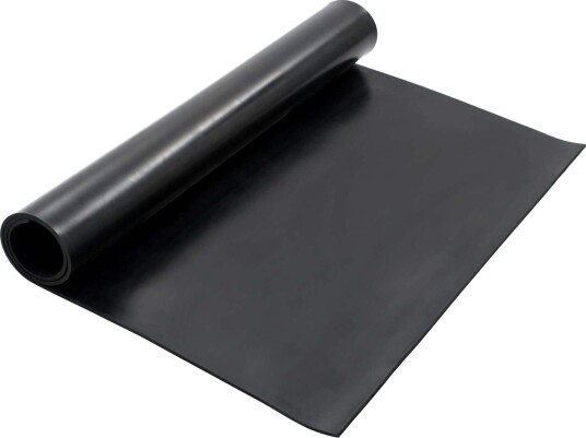 vidaXL Gulv Matte Svart 1,2 x 2 m Gummi