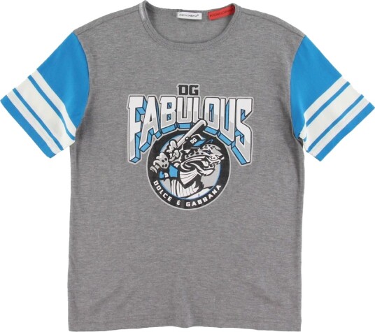 Dolce & Gabbana T skjorte Grå m. Trykk Dolce & Gabbana 8 år 128 T skjorte