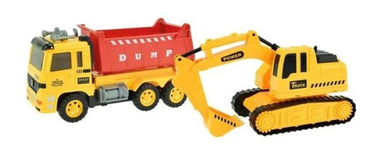 Toi-Toys Cars & Trucks Dump Truck with Excavator