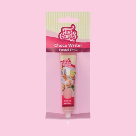 Funcakes Pynteglasur i Sjokolade –Pastellrosa 25g Funcakes Pynteglasur i Sjokolade –Pastellrosa 25g