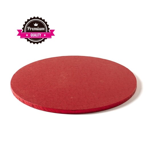 Kake Drum Rund Rød 35cm Kake Drum Rund Rød 35cm