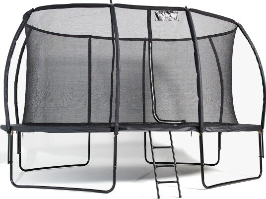 Pinepeak Trampoline Inkl. Sikkerhetsnett 274x396 cm, Svart