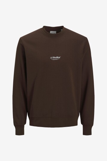 Jack & Jones Junior Collegegenser jjeSoho Sweat Crew Neck SN Jnr Brun